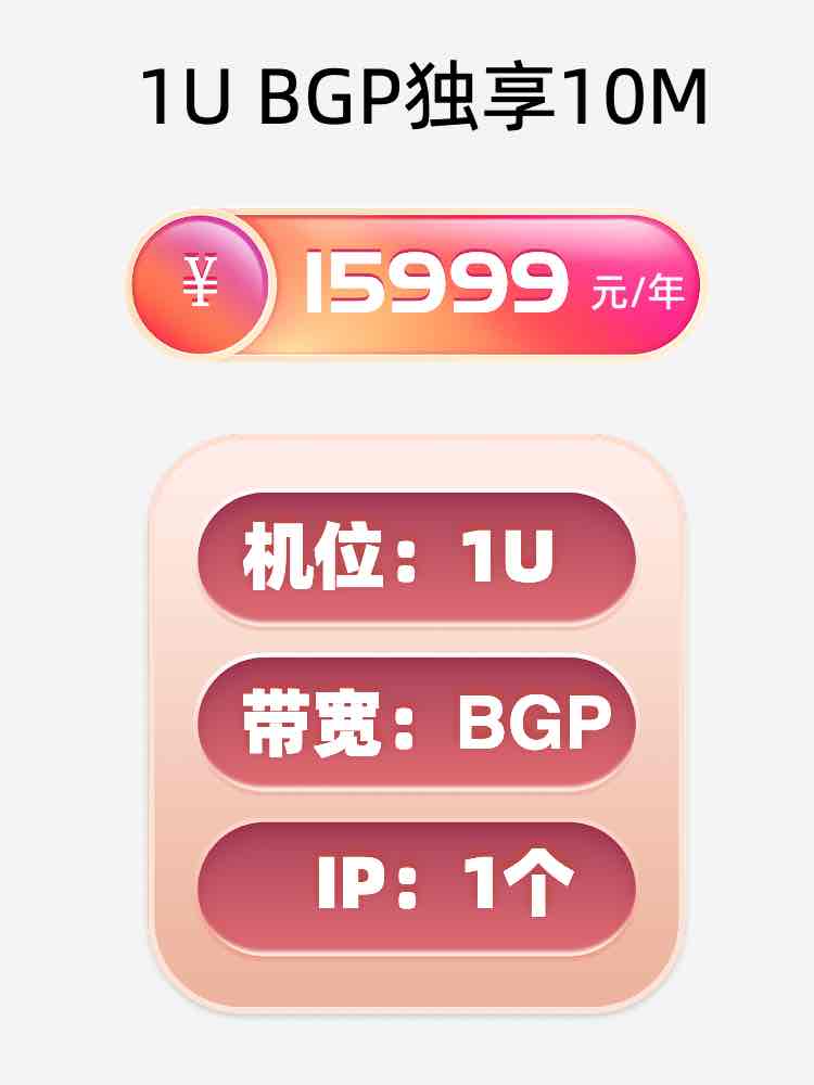 湖北BGP独享服务器托管价格